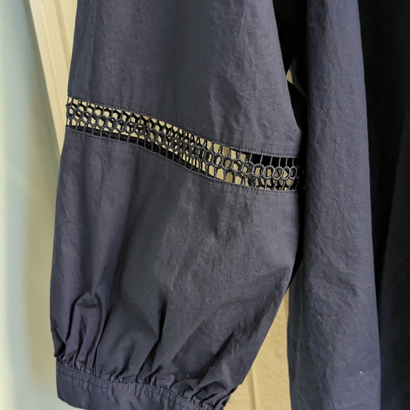 Elegant Navy Blue Women's Top - Picture 3 of 7